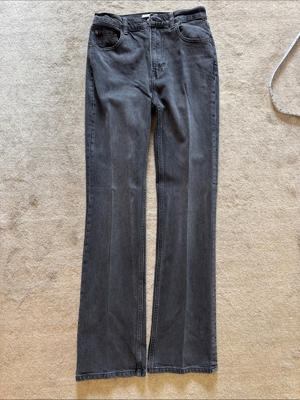Boyish Bootcut Jeans in Washed Black